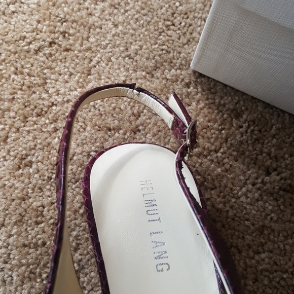 Helmut Lang plum heels size 41(11) - Picture 6 of 7